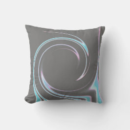 Abstracte kunststeengrijze witte minimalisatie kussen