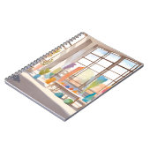 Abstracte Kunststudio | Helder luchtig aquarel Notitieboek (Linkerzijde)