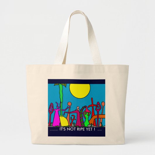 Abstracte kunsttas grote tote bag (Voorkant)