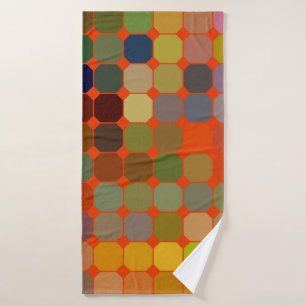 Abstracte kunsttextuur. Kleurrijke textuur. Modern Badhanddoek