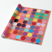 Abstracte kunsttextuur. Kleurrijke textuur. Modern Cadeaupapier (Uitgerold)