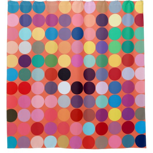 Abstracte kunsttextuur. Kleurrijke textuur. Modern Douchegordijn (Voorkant)