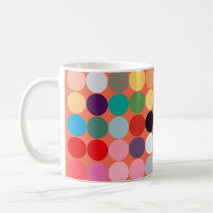 Abstracte kunsttextuur. Kleurrijke textuur. Modern Koffiemok