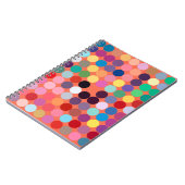 Abstracte kunsttextuur. Kleurrijke textuur. Modern Notitieboek (Linkerzijde)