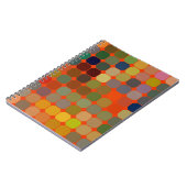 Abstracte kunsttextuur. Kleurrijke textuur. Modern Notitieboek (Linkerzijde)