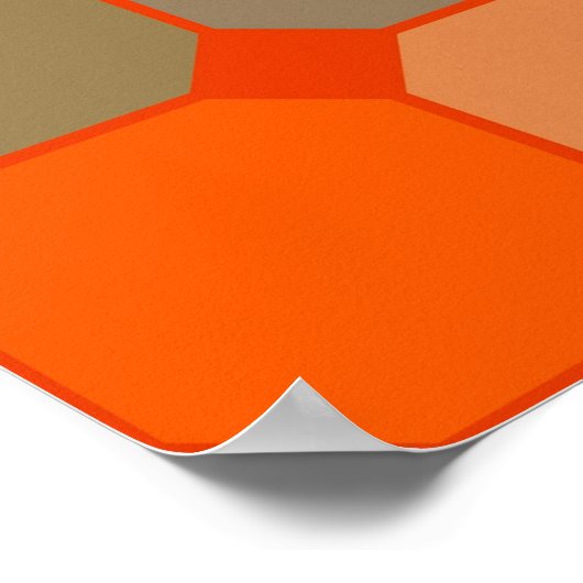 Abstracte kunsttextuur. Kleurrijke textuur. Modern Poster (Hoek)