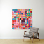 Abstracte kunsttextuur. Kleurrijke textuur. Modern Wandkleed (In situ)