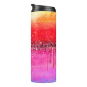 Abstracte kunstthermische getumbler thermosbeker (Geroteerd rechts)