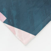 Abstracte kunsttropische bladeren achtergrond. Beh Fleece Deken (Hoek)