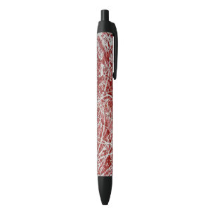 Abstracte kunstverf druipende schildertextuur zwarte inkt pen