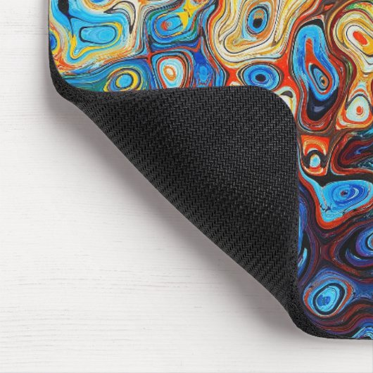 abstracte kunstverf muismat (Hoek)