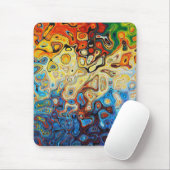 abstracte kunstverf muismat (Met muis)