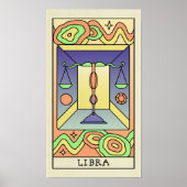 Abstracte kunstvlek in de galg dierentuin poster (Voorkant)