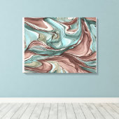 Abstracte kunstwandafdrukken voor zwemkleuren canvas afdruk (Insitu (Houten vloer))