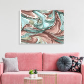 Abstracte kunstwandafdrukken voor zwemkleuren canvas afdruk (Insitu (Woonkamer))