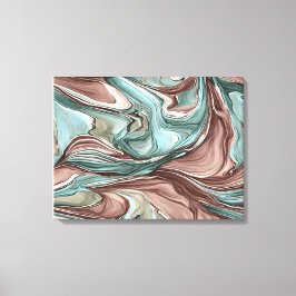 Abstracte kunstwandafdrukken voor zwemkleuren canvas afdruk