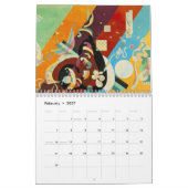 Abstracte kunstwerken van Kandinsky Kalender (Feb 2027)