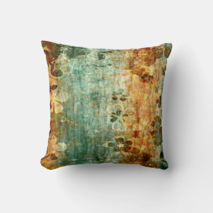 Abstracte kunstwerken voor bloemhout Kussen