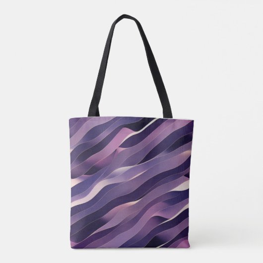 Abstracte kunstzak tote bag (Achterkant)