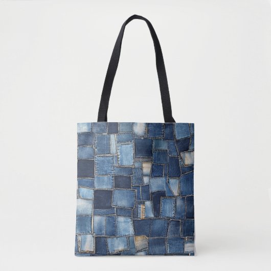 Abstracte kunstzak tote bag (Voorkant)