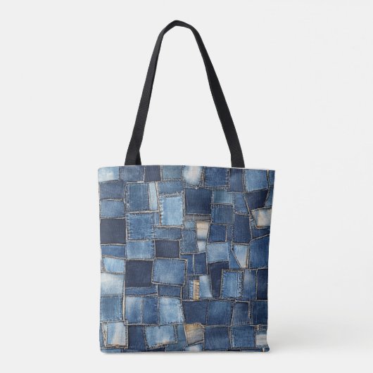 Abstracte kunstzak tote bag (Achterkant)