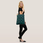 Abstracte kunstzak tote bag (Op model)
