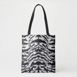 Abstracte kunstzak tote bag