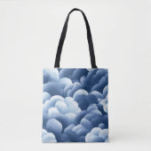 Abstracte kunstzak tote bag (Voorkant)