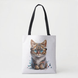 abstracte kunstzak tote bag