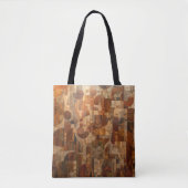 Abstracte kunstzak tote bag (Voorkant)