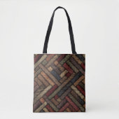 Abstracte kunstzak tote bag (Voorkant)