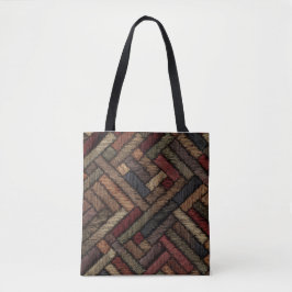 Abstracte kunstzak tote bag