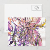 Abstracte kust briefkaart (Voorkant / Achterkant)