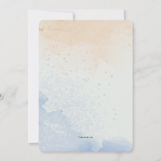 Abstracte Kust Kaart (Achterkant)