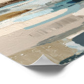 Abstracte kustschildering poster (Hoek)