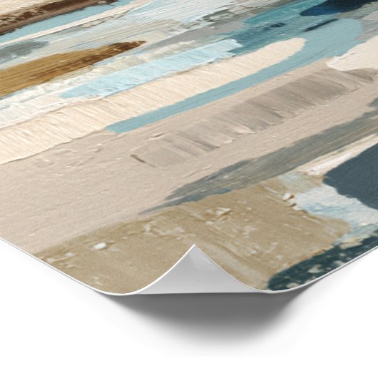 Abstracte kustschildering poster (Hoek)