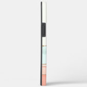 Abstracte kustWaterverf met naam en monogram Case-Mate iPhone Case (Achterkant / Rechts)