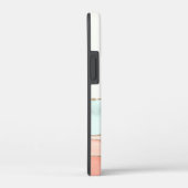 Abstracte kustWaterverf met naam en monogram Case-Mate iPhone Case (Achterkant / Rechts)