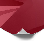 Abstracte laag-Poly achtergrond. driehoekige textu Poster (Hoek)