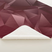 Abstracte laag-Poly achtergrond. driehoekige textu Sherpa Deken (3/4)