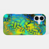 Abstracte Laagvorming iPhone 16 Hoesje (Achterkant horizontaal)