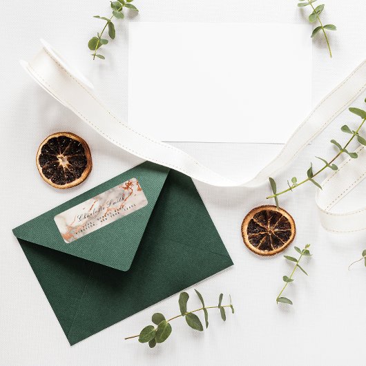 Abstracte labels voor het marmer-adres van het kop