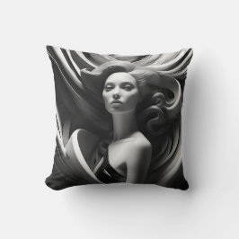 Abstracte Lady Pillow Kussen