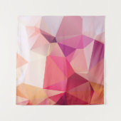 Abstracte lage poly achtergrond, geometrische drie wandkleed (Voorkant (horizontaal))