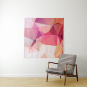Abstracte lage poly achtergrond, geometrische drie wandkleed (In situ)