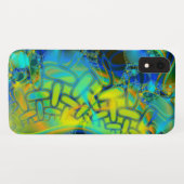 Abstracte lagen Case-Mate iPhone case (Achterkant (horizontaal))