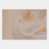 Abstracte lagen van neutrale gestileerde illustrat inpakpapier vel (Voorkant 3)