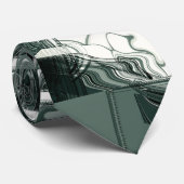 Abstracte landformaties stropdas (Opgerold)