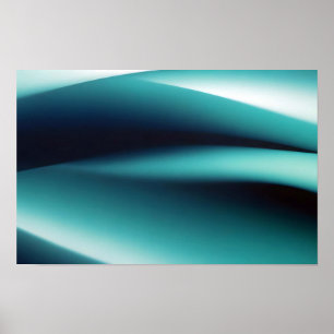Abstracte Landscape Valley Natuur Achtergrond Kuns Poster