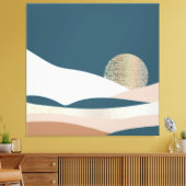 Abstracte landschappen canvas afdruk (Insitu (Woonkamer))